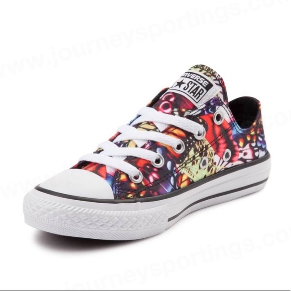 Converse All Star Lo Youth Butterflies Sneakers - Picture 7 of 12